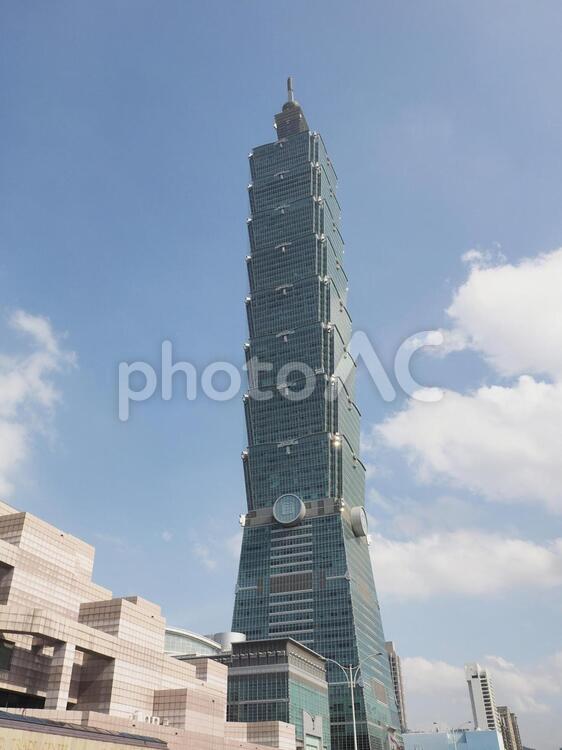 台湾の台北101（近距離）