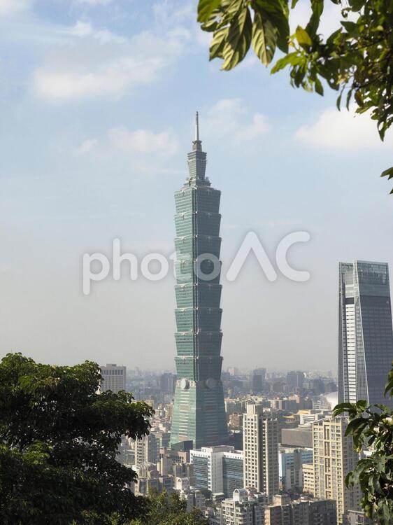 台湾の台北101（遠景）