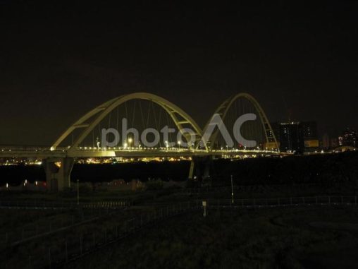 台湾新北市の新月橋