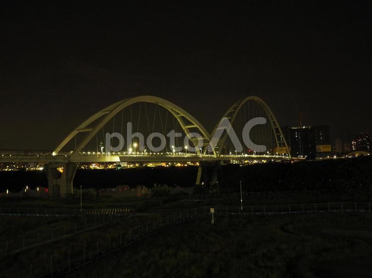 台湾新北市の新月橋