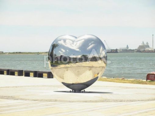 台湾新北市八里の記念撮影スポット