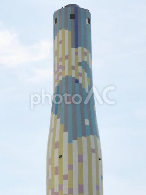 台湾電力公司 林口発電廠の煙突