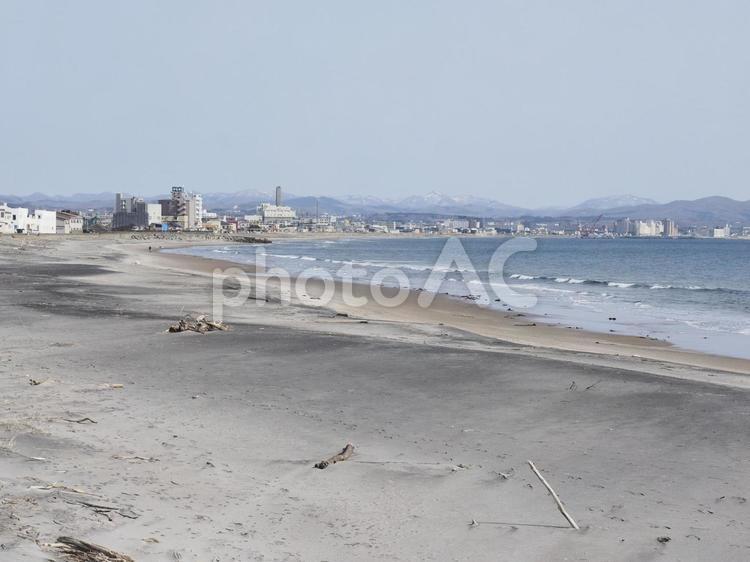 大森浜と青空（北海道函館市）