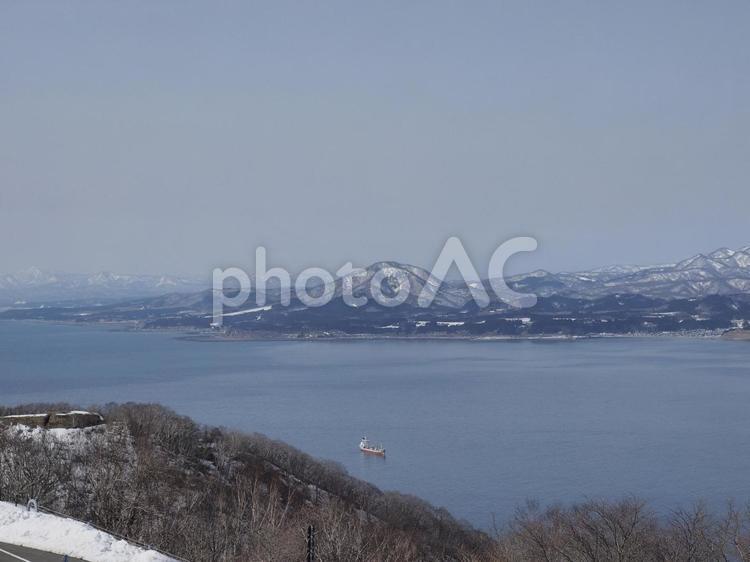 函館山展望台からの眺望（2023年3月）