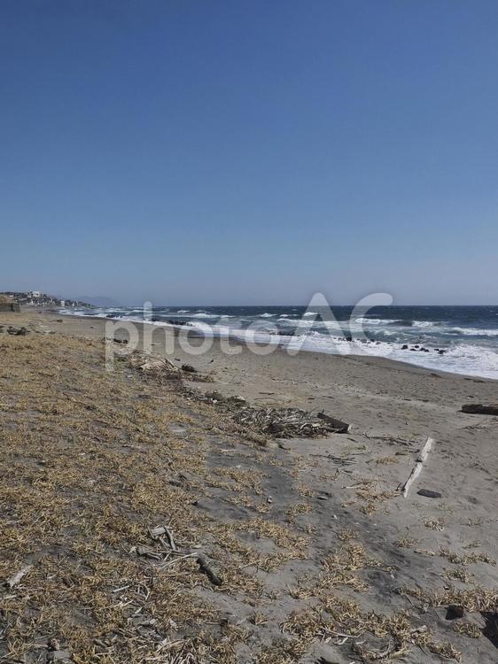 青空の海岸（湯川、北海道函館市）