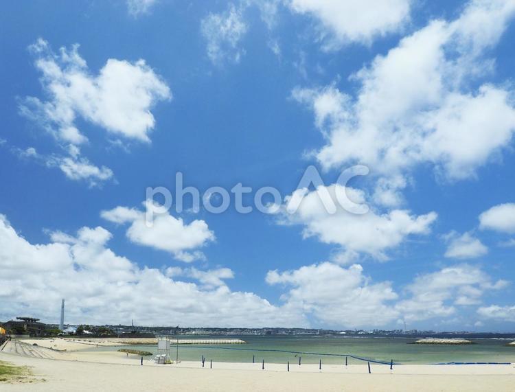 北谷公園サンセットビーチ（沖縄県中頭郡北谷町美浜）