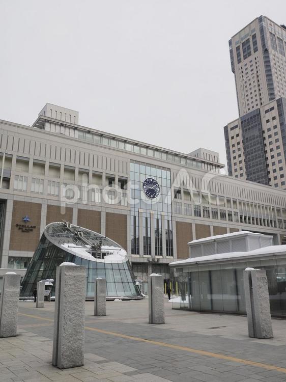 冬の札幌駅（北海道札幌市）
