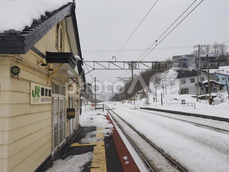 JR朝里駅（北海道小樽市）