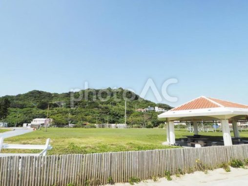あざまサンサンビーチ広場(沖縄県南城市知念安座間)