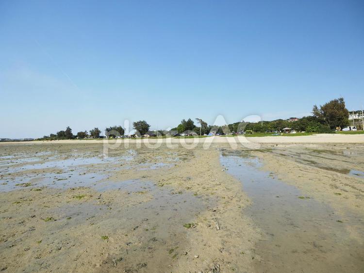北名城ビーチ（干潮時）（沖縄県糸満市名城）
