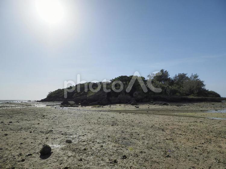 エージナ島_北名城ビーチ（干潮時）（沖縄県糸満市名城）