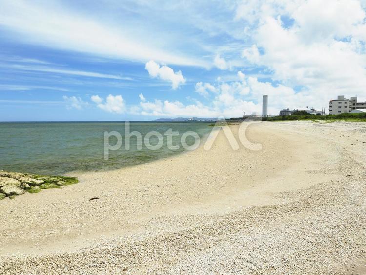 中城モール裏ビーチ(沖縄県中頭郡中城村久場）