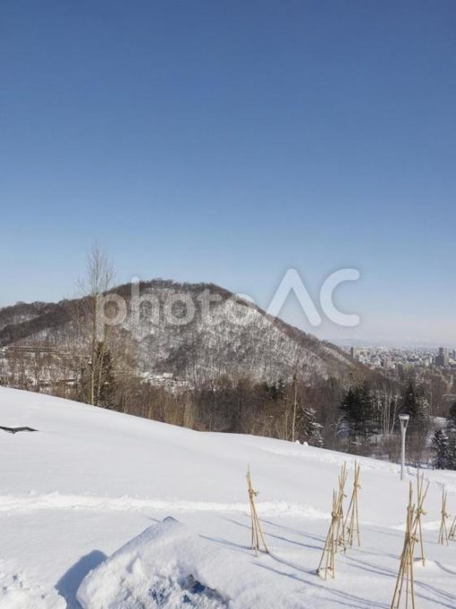 真冬の円山（北海道札幌市）