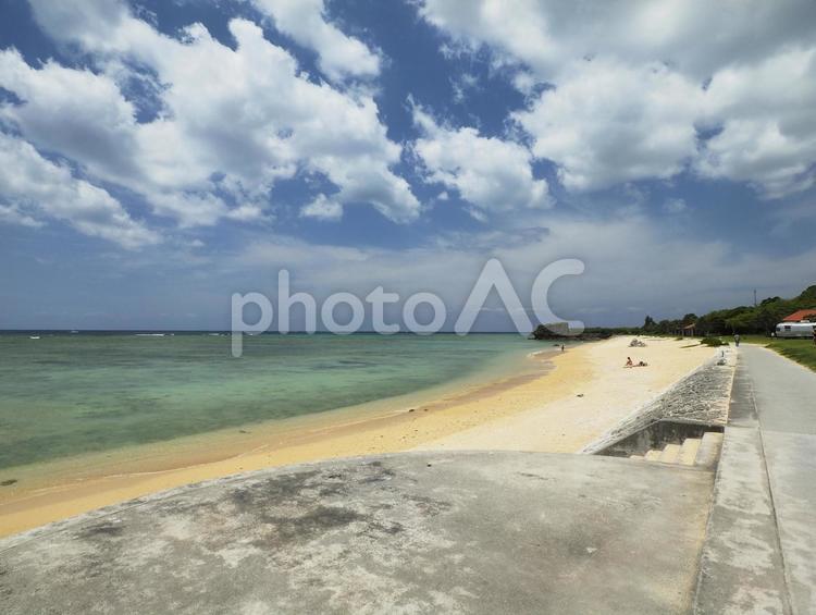 渡具知ビーチ_泊城公園（沖縄県読谷村渡具知）