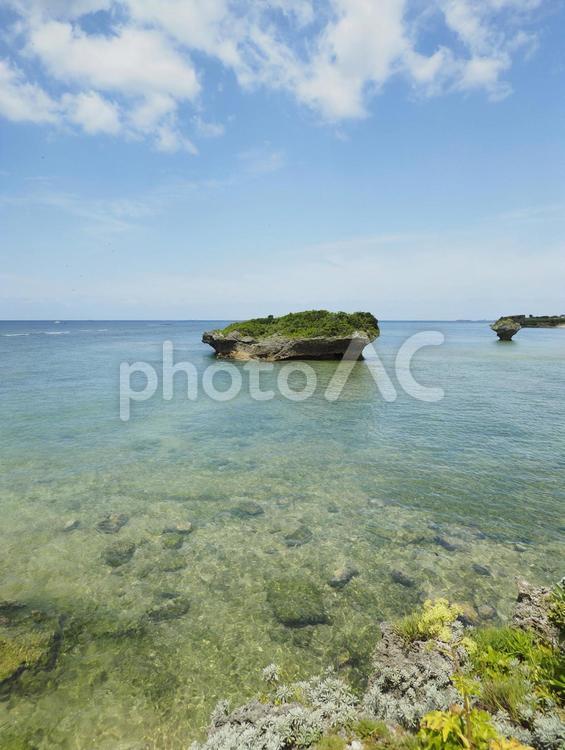 渡具知ビーチ_泊城公園（沖縄県読谷村渡具知）