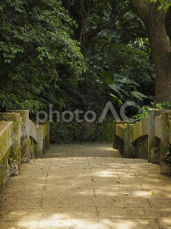 林道の石橋_末吉公園（沖縄県那覇市首里）