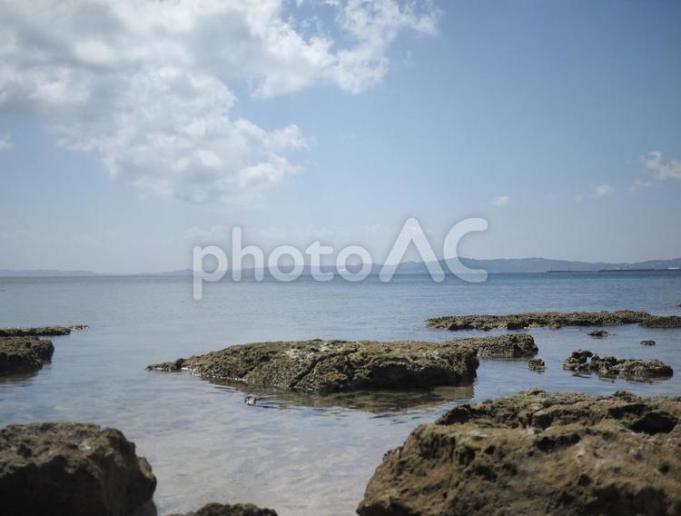 ビーチコーミング（沖縄県うるま市勝連平安名）