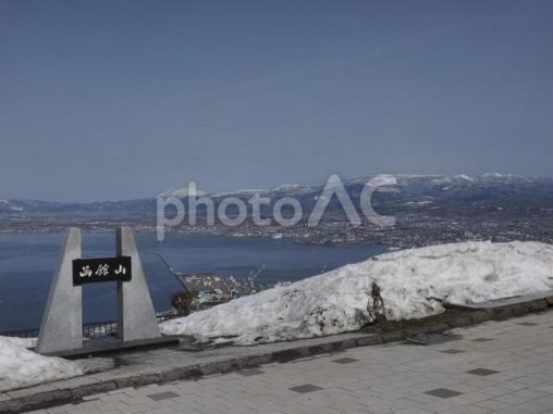 函館山頂上（2023年3月）