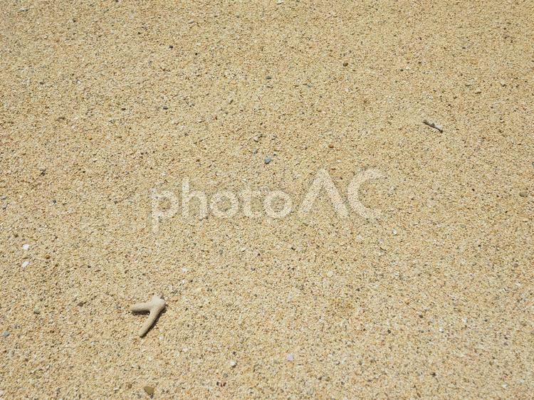 砂浜_瀬良垣の浜(沖縄県恩納村瀬良垣)