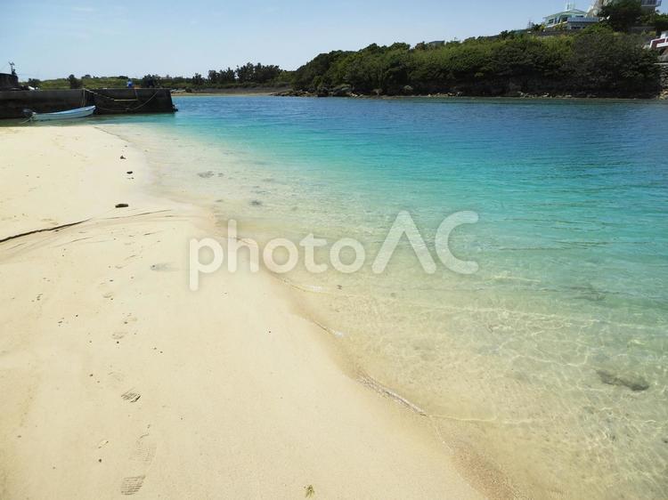 船着き場_砂浜_奧武島(沖縄県南城市玉城奧武)
