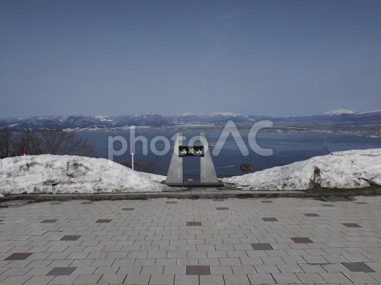 函館山頂上（2023年3月）