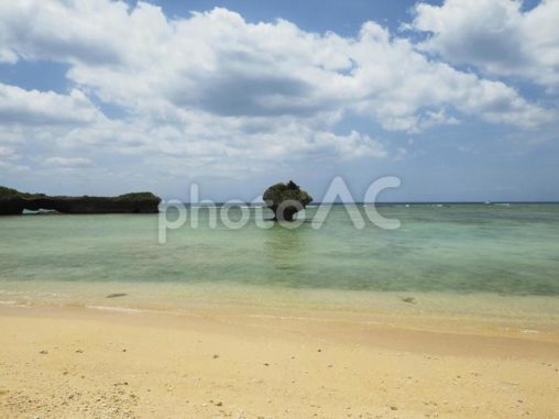 渡具知ビーチ_泊城公園（沖縄県読谷村渡具知）