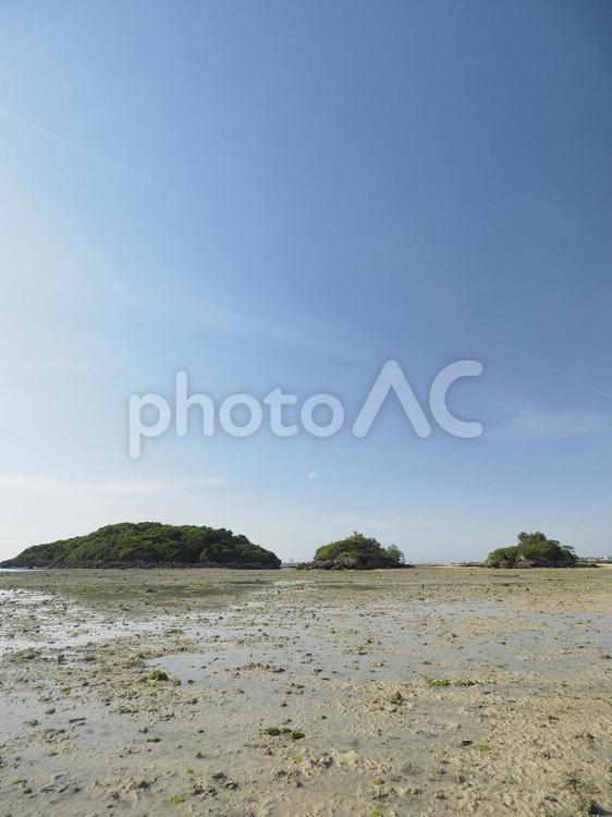エージナ島_北名城ビーチ（干潮時）（沖縄県糸満市名城）