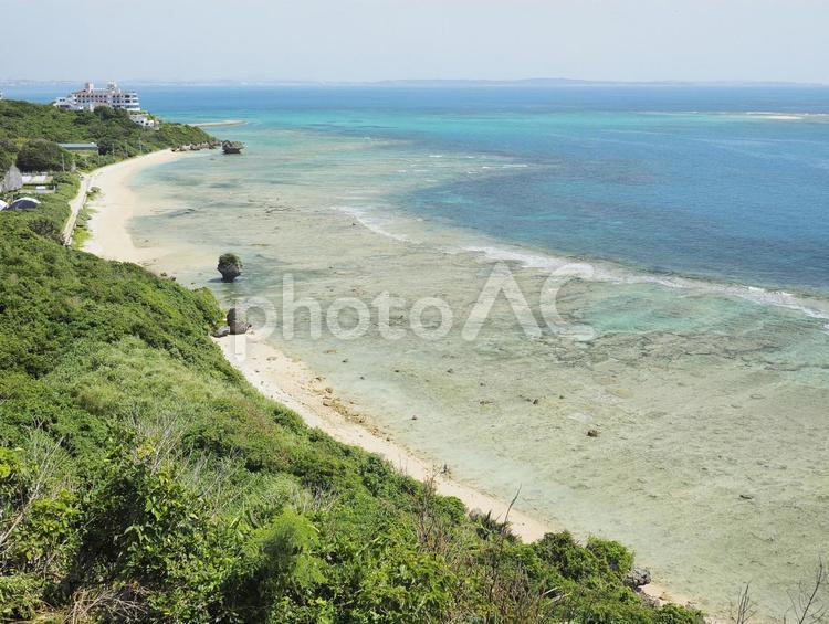 久手堅海岸_知念岬からの風景(沖縄県南城市知念)