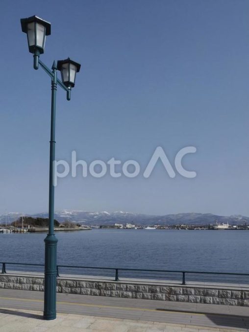 函館港の街灯（北海道函館市）