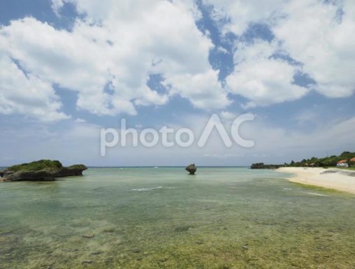 渡具知ビーチ_泊城公園（沖縄県読谷村渡具知）