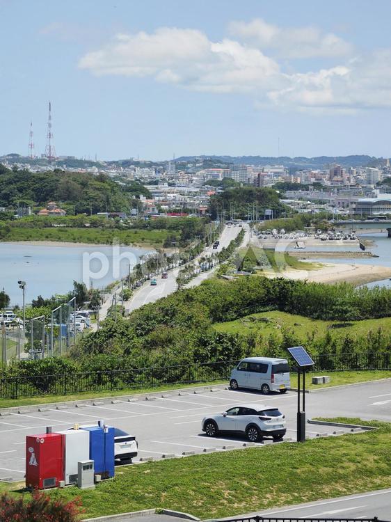 瀬長島から見た景色_瀬長島入口側（沖縄県豊見城市瀬長）