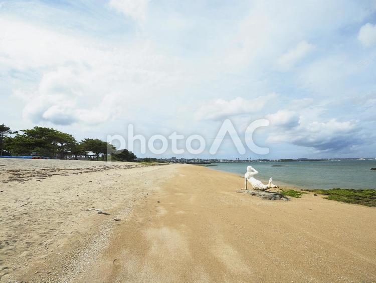 中城モール裏ビーチ(沖縄県中頭郡中城村久場）