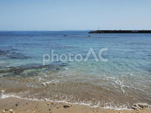 安座間の海岸(沖縄県南城市知念安座間)