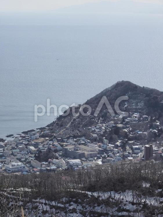 函館山展望台からの眺望（2023年3月）