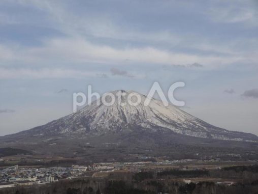 羊蹄山と倶知安町〔蝦夷富士〕（北海道）