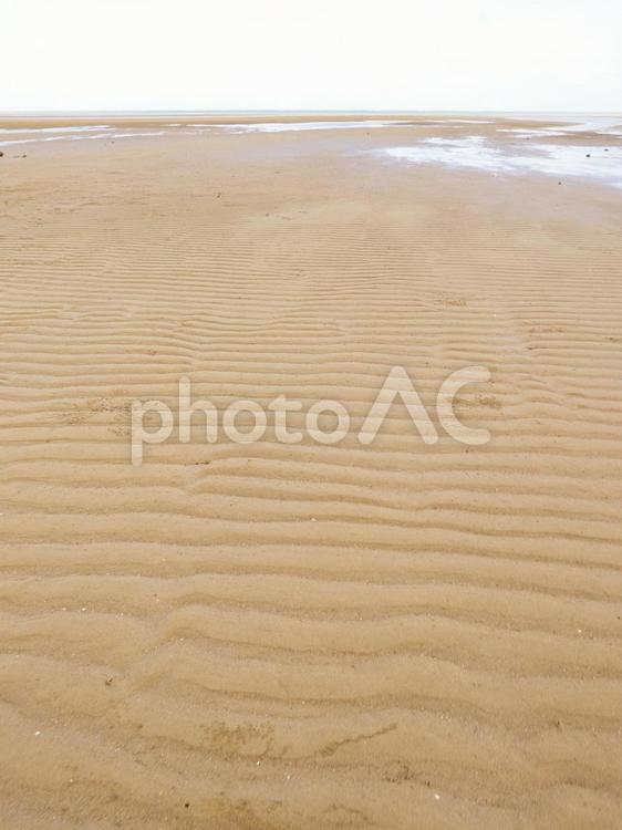 潟原干潟の砂紋（沖縄県宜野座村）