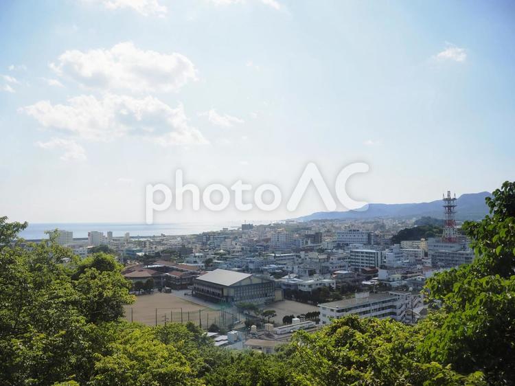 名護市の街並み（沖縄県名護市）