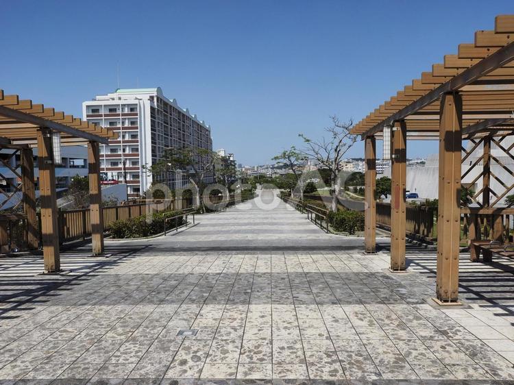 新都心公園の橋からの風景（沖縄県那覇市）