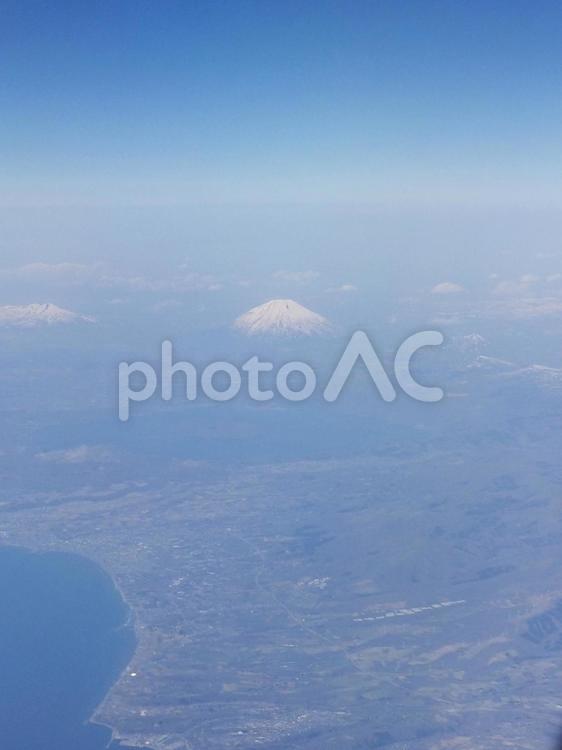 洞爺湖、羊蹄山〔空撮〕（北海道）