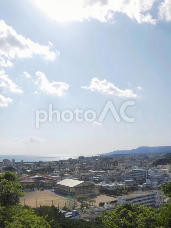 名護市の街並み（沖縄県名護市）