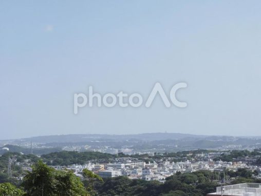 首里城公園西展望台からの眺め（識名方面）