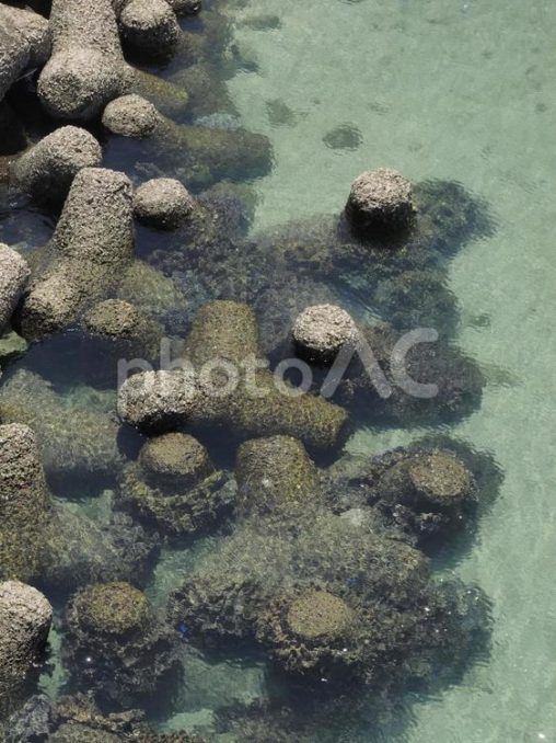 消波ブロック（沖縄県那覇市）