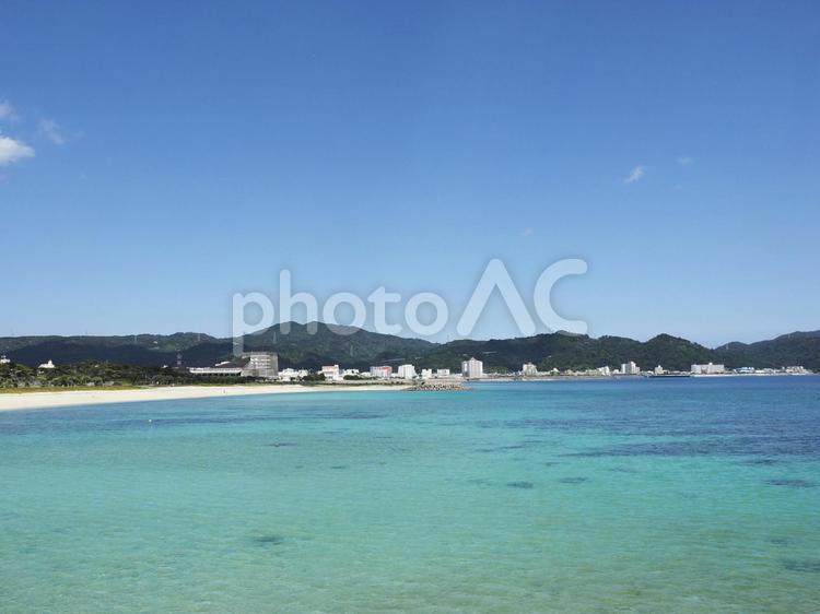 名護の海、名護湾（沖縄県名護市）