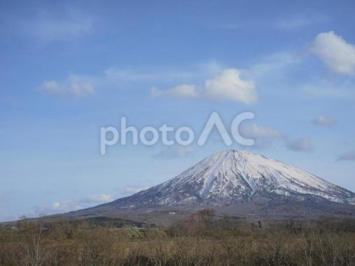 羊蹄山〔蝦夷富士〕（北海道倶知安町）