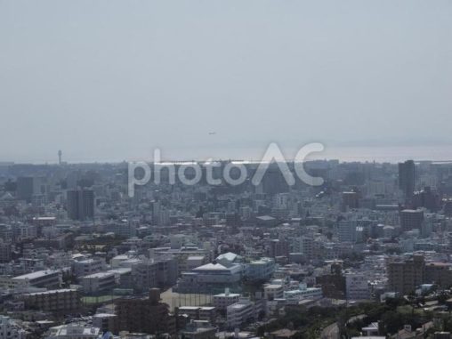 首里城公園西展望台の眺め（久茂地方面）
