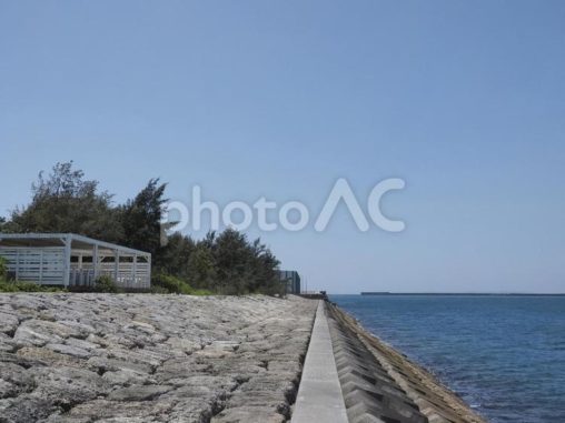 海岸（波の上うみそら公園、沖縄県那覇市）