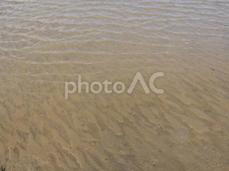 潟原干潟の砂紋（沖縄県宜野座村）