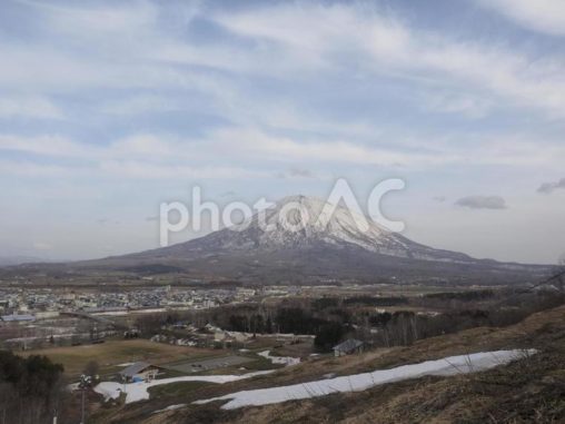 羊蹄山と倶知安町〔蝦夷富士〕（北海道）