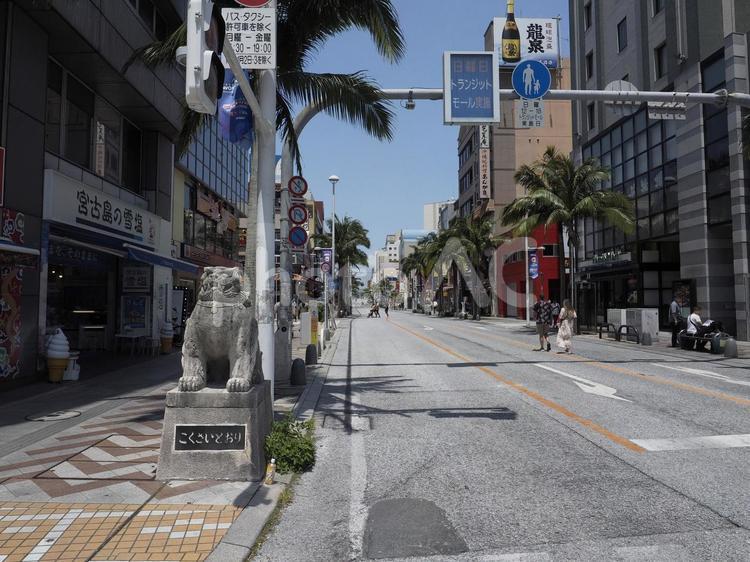 国際通り入口 久茂地側 歩行者天国