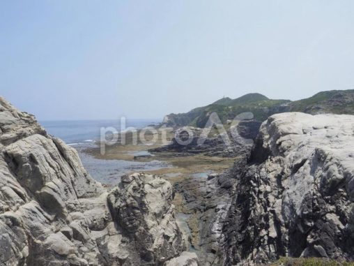 阿波連岬からの眺め、ウン島（渡嘉敷島）